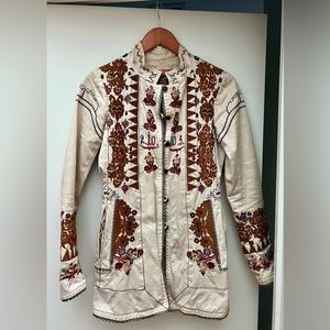 Embroidered mid length jacket from Two Ten Twelve